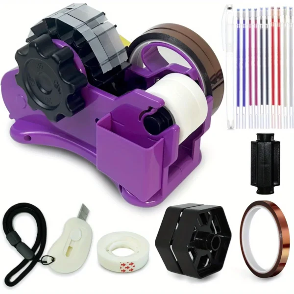 Dispensador de cinta térmica sublimación rollos multicolores - Image 7