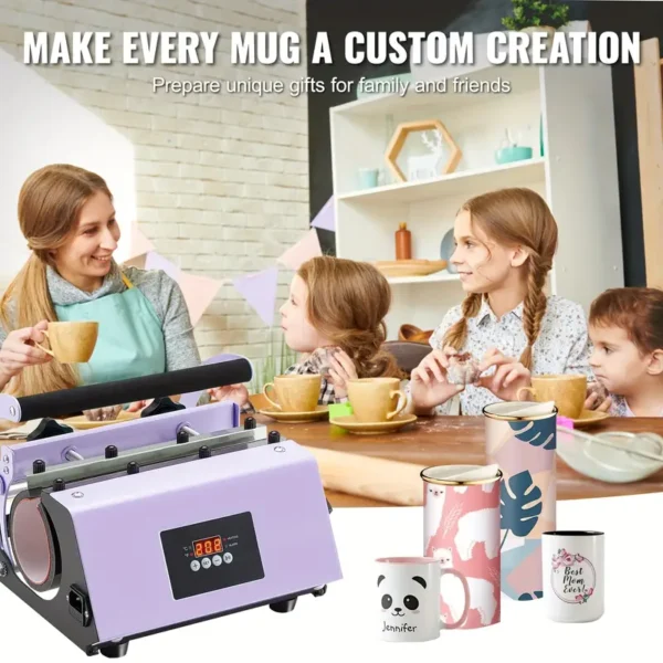 Prensa de calor para vasos Happybuy: Prensa para tazas de 11 a 30 oz