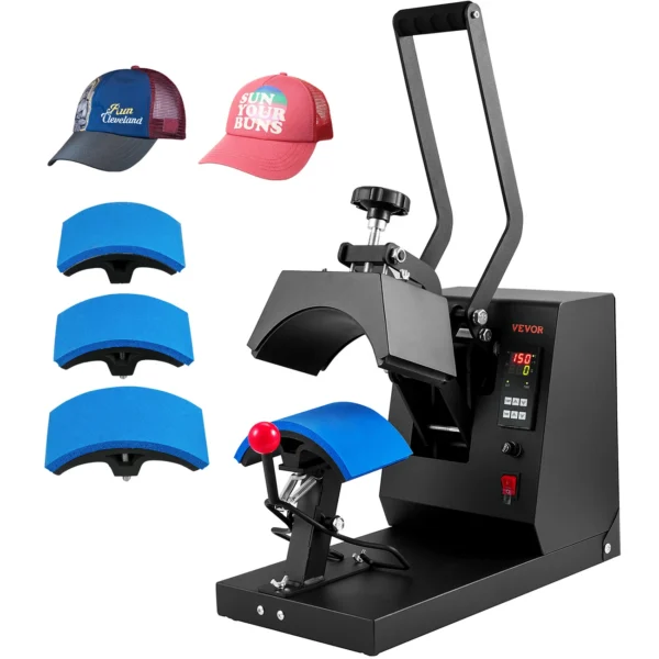 Máquina Térmica de Gorras 4 en 1 VEVOR Transferencia de Sublimación 6 x 3 Pulgadas - Image 3